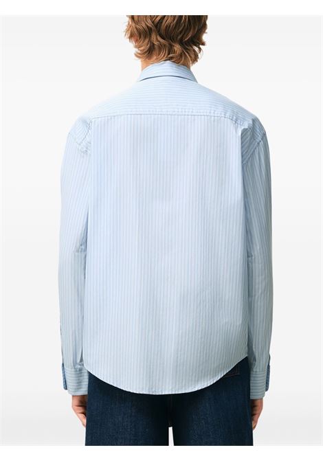 camicia adc boxy uomo azzura AMI PARIS | USH766.CO02194844